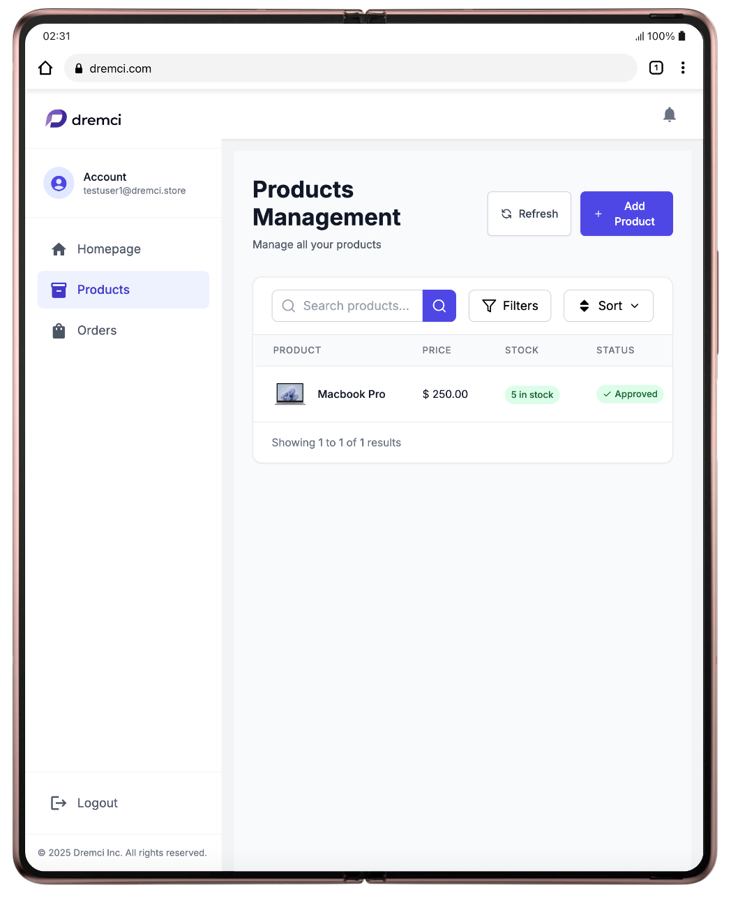 International seller shipping products