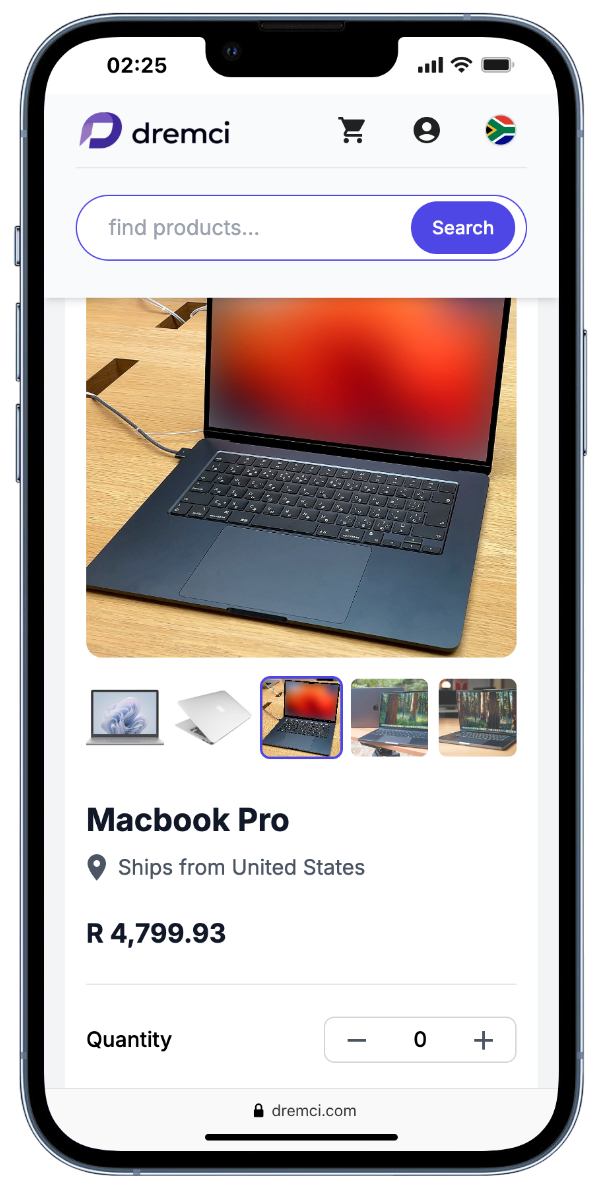 Customer with delivered package